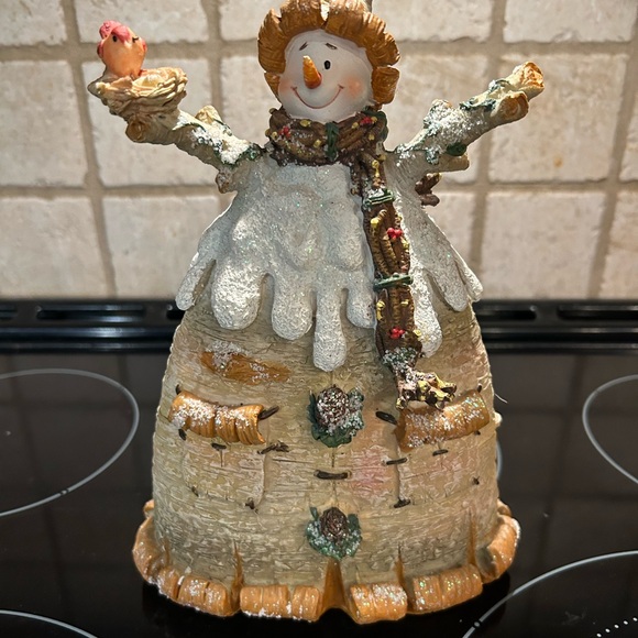 Charming Snowman Holiday Figurine - Picture 2 of 8